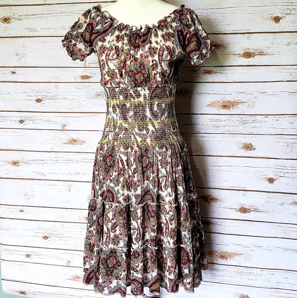 Ping Pong Paisley Strech Dress
